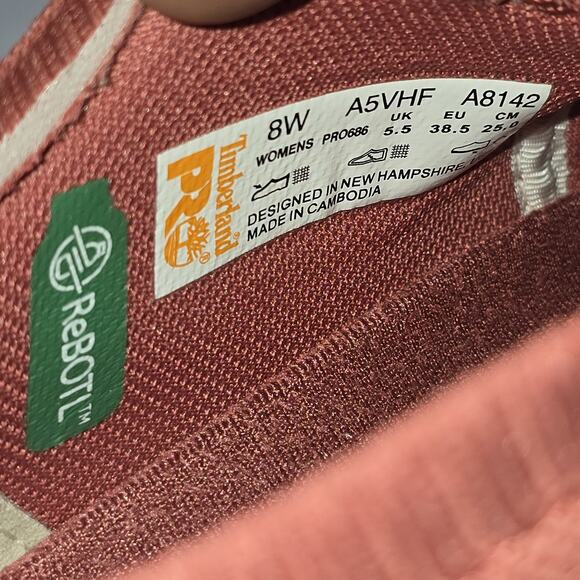 Timberland PRO Setra Knit Composite Safety Toe Women's...Size 8W - Picture 6 of 8